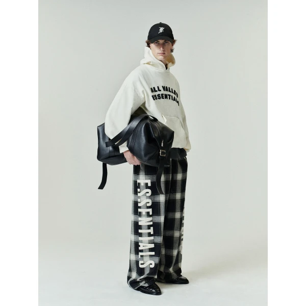 Fear of God Essentials 90s Hoodie in Washed Ivory | Sweatshirts | Luxury Shoes 