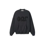Fear of God Essentials 90s Sweatshirt in Washed Iron Grey | Luxury Shoes 