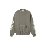Fear of God Essentials 90s Sweatshirt in Washed Seal | Luxury Shoes 