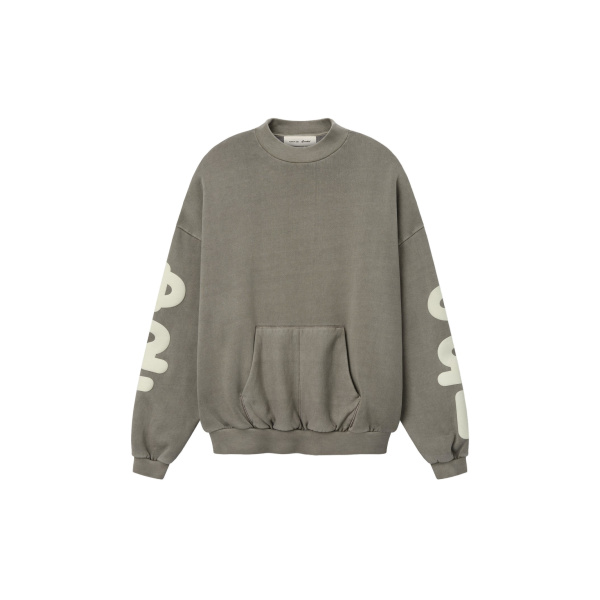 Fear of God Essentials 90s Sweatshirt in Washed Seal | Luxury Shoes 