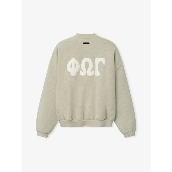 Fear of God Essentials 90s Sweatshirt in Washed Vanilla Heather | Sweatshirts | Luxury Shoes 