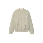 Fear of God Essentials 90s Sweatshirt in Washed Vanilla Heather | Luxury Shoes 