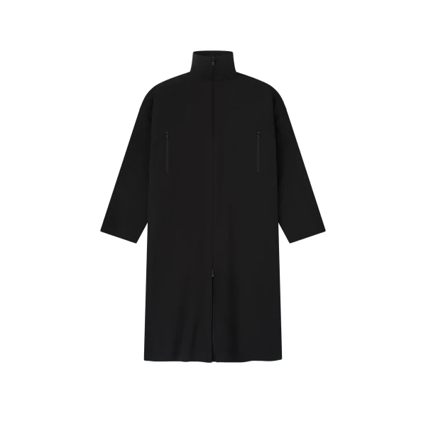 Fear of God Essentials Active Trace Full Length Trench in Vintage Black | Luxury Shoes 