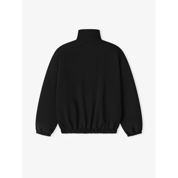 Fear of God Essentials Active Trace Half Zip Track Jacket in Vintage Black | Men Jackets | Luxury Shoes 