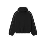 Fear of God Essentials Active Trace Modern Fleece Hoodie in Vintage Black | Luxury Shoes 