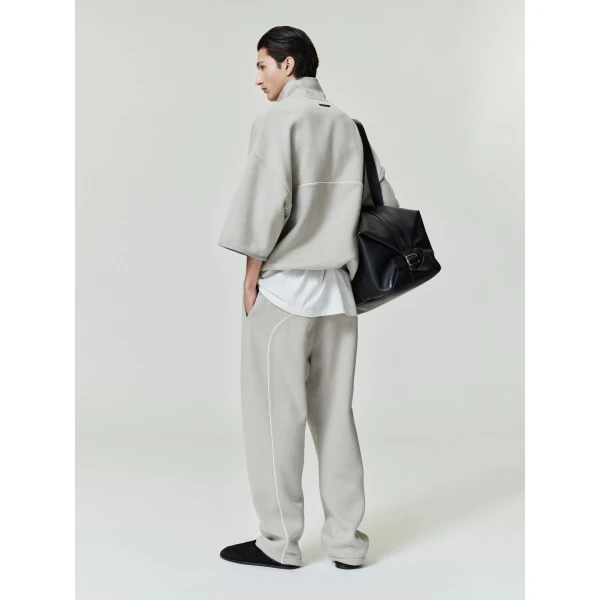 Fear of God Essentials Active Trace Relaxed Sweatpant in Seal | Pants | Luxury Shoes 
