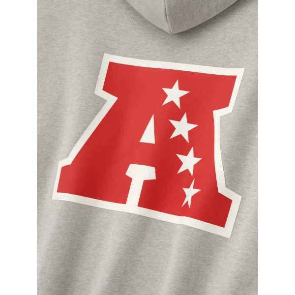 Fear of God Essentials American Sport Hoodie in Heather Stone | Sweatshirts | Luxury Shoes 