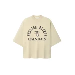 Fear of God Essentials Astros American League Merch Tee in Sandstone | Luxury Shoes 