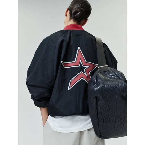 Fear of God Essentials Astros Half Zip Pullover in Black | Sweatshirts | Luxury Shoes 