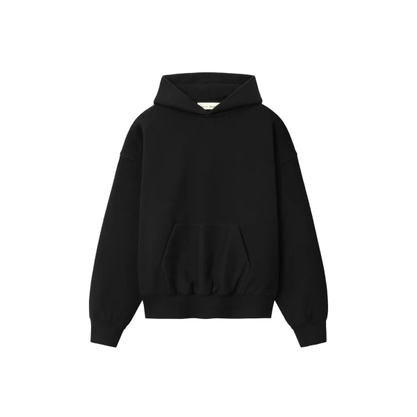 Fear of God Essentials Back Logo Classic Hoodie in Black | Luxury Shoes 