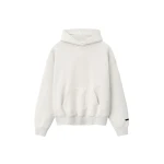 Fear of God Essentials Back Logo Classic Hoodie in Oatmeal Heather | Luxury Shoes 