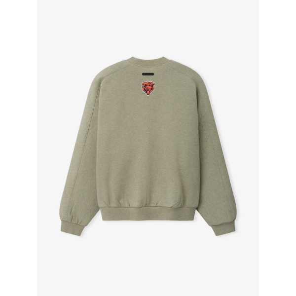 Fear of God Essentials Bears 90s Relaxed Crewneck in Seal Heather | Sweatshirts | Luxury Shoes 