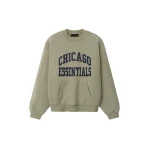 Fear of God Essentials Bears 90s Relaxed Crewneck in Seal Heather | Luxury Shoes 