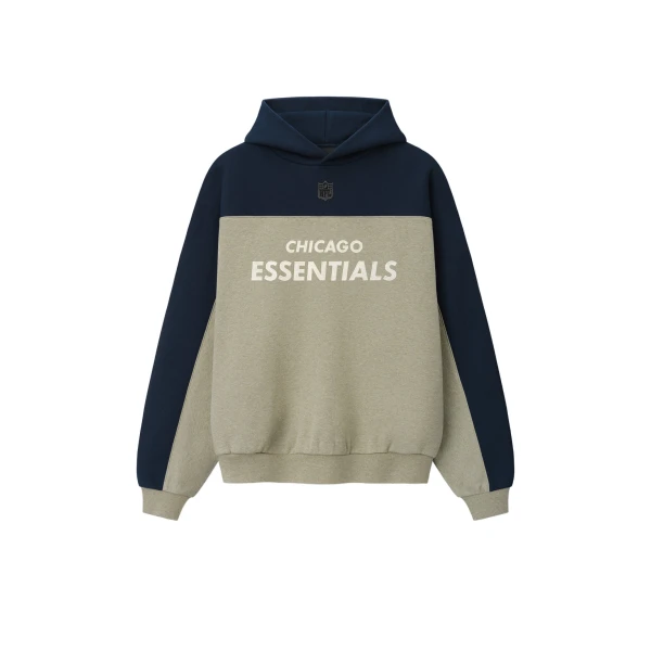 Fear of God Essentials Bears 90s Relaxed Hoodie in Seal Heather | Luxury Shoes 