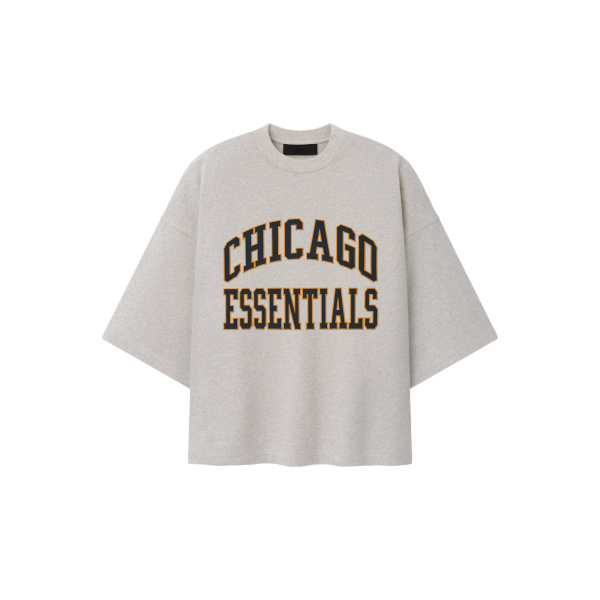 Fear of God Essentials Bears Merch Tee in Marble Heather | Luxury Shoes 