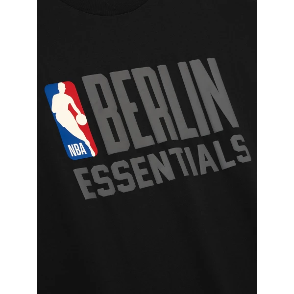Fear of God Essentials Berlin 90s Fit Tee in Black | T-shirts & vests | Luxury Shoes 