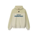 Fear of God Essentials Bills 90s Relaxed Hoodie in Vanilla Heather | Luxury Shoes 