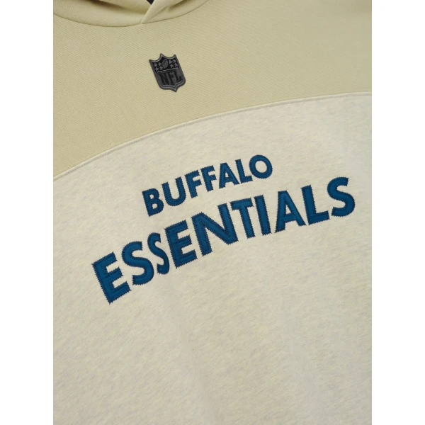 Fear of God Essentials Bills 90s Relaxed Hoodie in Vanilla Heather | Sweatshirts | Luxury Shoes 