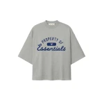 Fear of God Essentials Blue Jays Merch Tee in Concrete Heather | Luxury Shoes 
