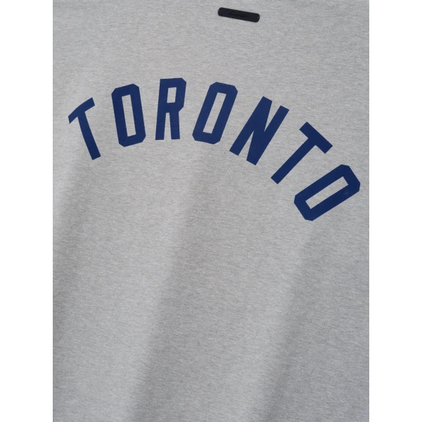 Fear of God Essentials Blue Jays Merch Tee in Concrete Heather | T-shirts & vests | Luxury Shoes 