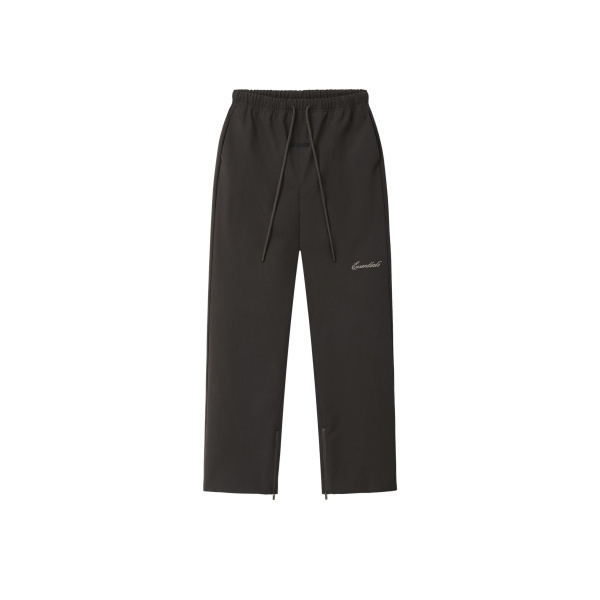 Fear of God Essentials Bonded Nylon Signature Classic Track Pant in Ink Black | Luxury Shoes 