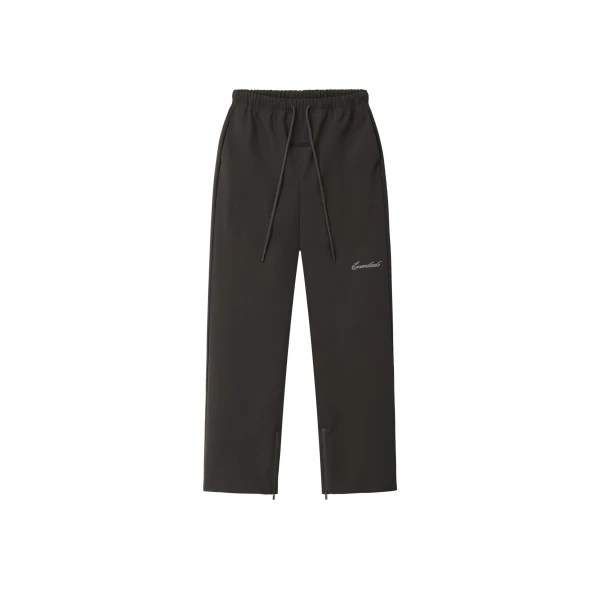 Fear of God Essentials Bonded Nylon Signature Classic Track Pant in Ink Black | Luxury Shoes 