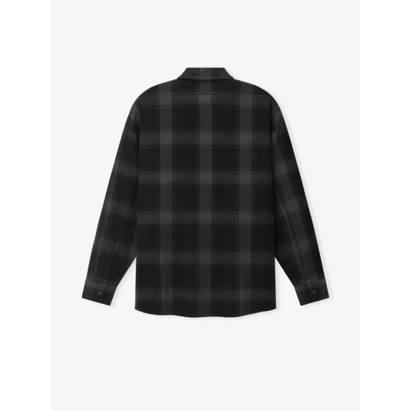 Fear of God Essentials Button Down Shirt in Black Plaid | Men Shirts | Luxury Shoes 