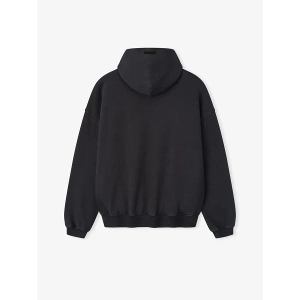 Fear of God Essentials Campus 90s Hoodie in Faded Black | Sweatshirts | Luxury Shoes 