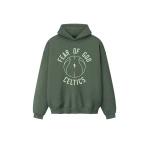 Fear of God Essentials Celtics x Barkley Hendricks 90s Hoodie in Balsam Green | Luxury Shoes 