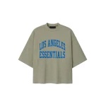 Fear of God Essentials Chargers Merch Tee in Seal Heather | Luxury Shoes 