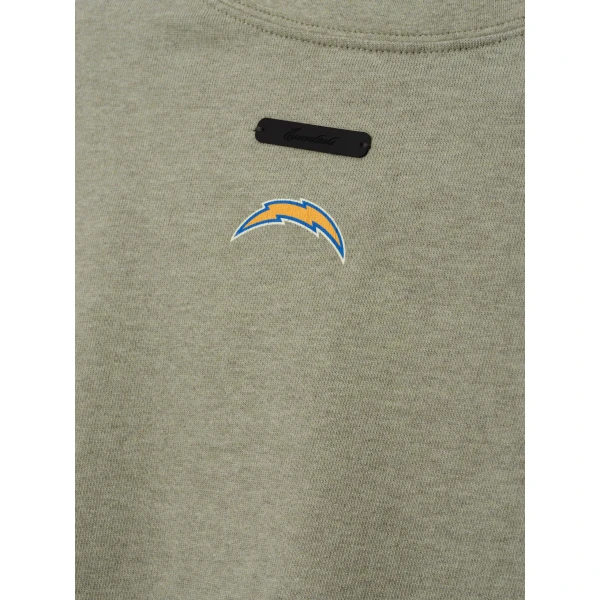 Fear of God Essentials Chargers Merch Tee in Seal Heather | T-shirts & vests | Luxury Shoes 