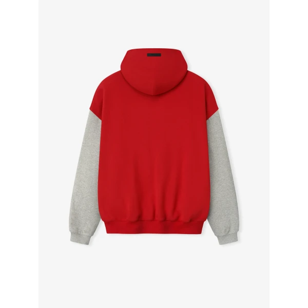 Fear of God Essentials Chiefs Sport Hoodie in Red and Concrete Heather | Sweatshirts | Luxury Shoes 