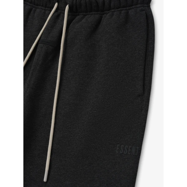 Fear of God Essentials Classic Fleece Sweatpant in Iron Grey Heather | Pants | Luxury Shoes 