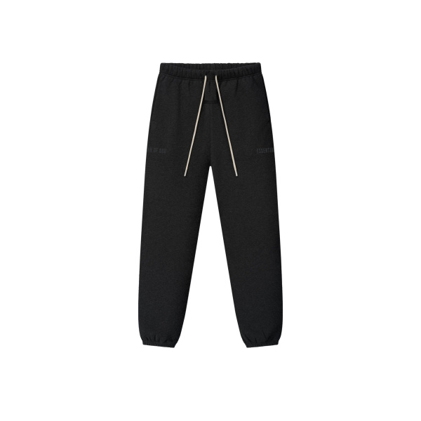 Fear of God Essentials Classic Fleece Sweatpant in Iron Grey Heather | Luxury Shoes 