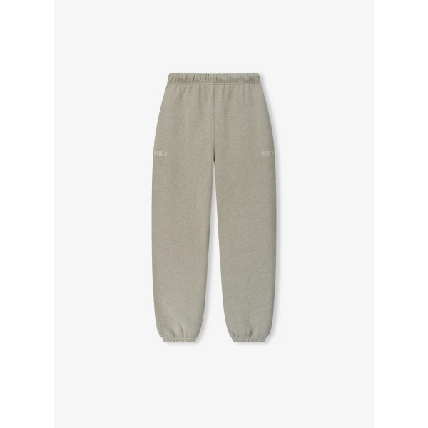 Fear of God Essentials Classic Fleece Sweatpant in Seal Heather | Pants | Luxury Shoes 
