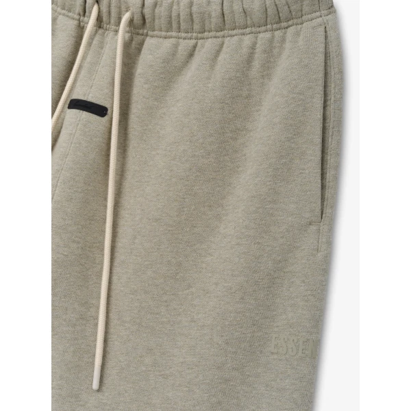 Fear of God Essentials Classic Fleece Sweatpant in Seal Heather | Pants | Luxury Shoes 