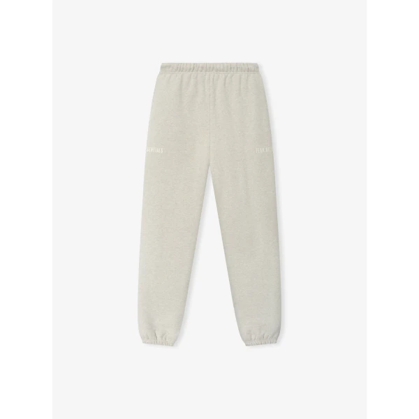 Fear of God Essentials Classic Fleece Sweatpant in Vanilla Heather | Pants | Luxury Shoes 
