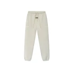 Fear of God Essentials Classic Fleece Sweatpant in Vanilla Heather | Luxury Shoes 