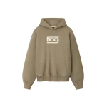 Fear of God Essentials Classic Half Raglan Hoodie in Washed Clay | Luxury Shoes 