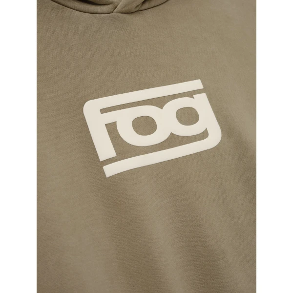 Fear of God Essentials Classic Half Raglan Hoodie in Washed Clay | Sweatshirts | Luxury Shoes 