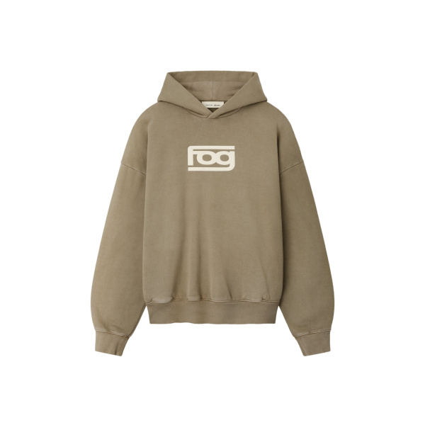 Fear of God Essentials Classic Half Raglan Hoodie in Washed Clay | Luxury Shoes 
