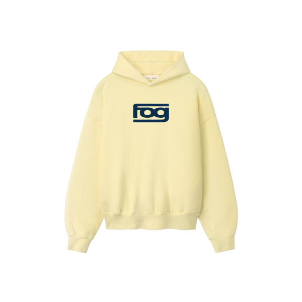 Fear of God Essentials Classic Half Raglan Hoodie in Washed Sulphur | Luxury Shoes 