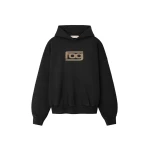Fear of God Essentials Classic Half Raglan Hoodie in Washed Vintage Black | Luxury Shoes 