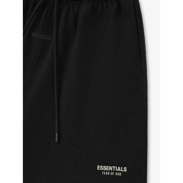 Fear of God Essentials Classic Heavy Jersey Short in Black | Shorts | Luxury Shoes 