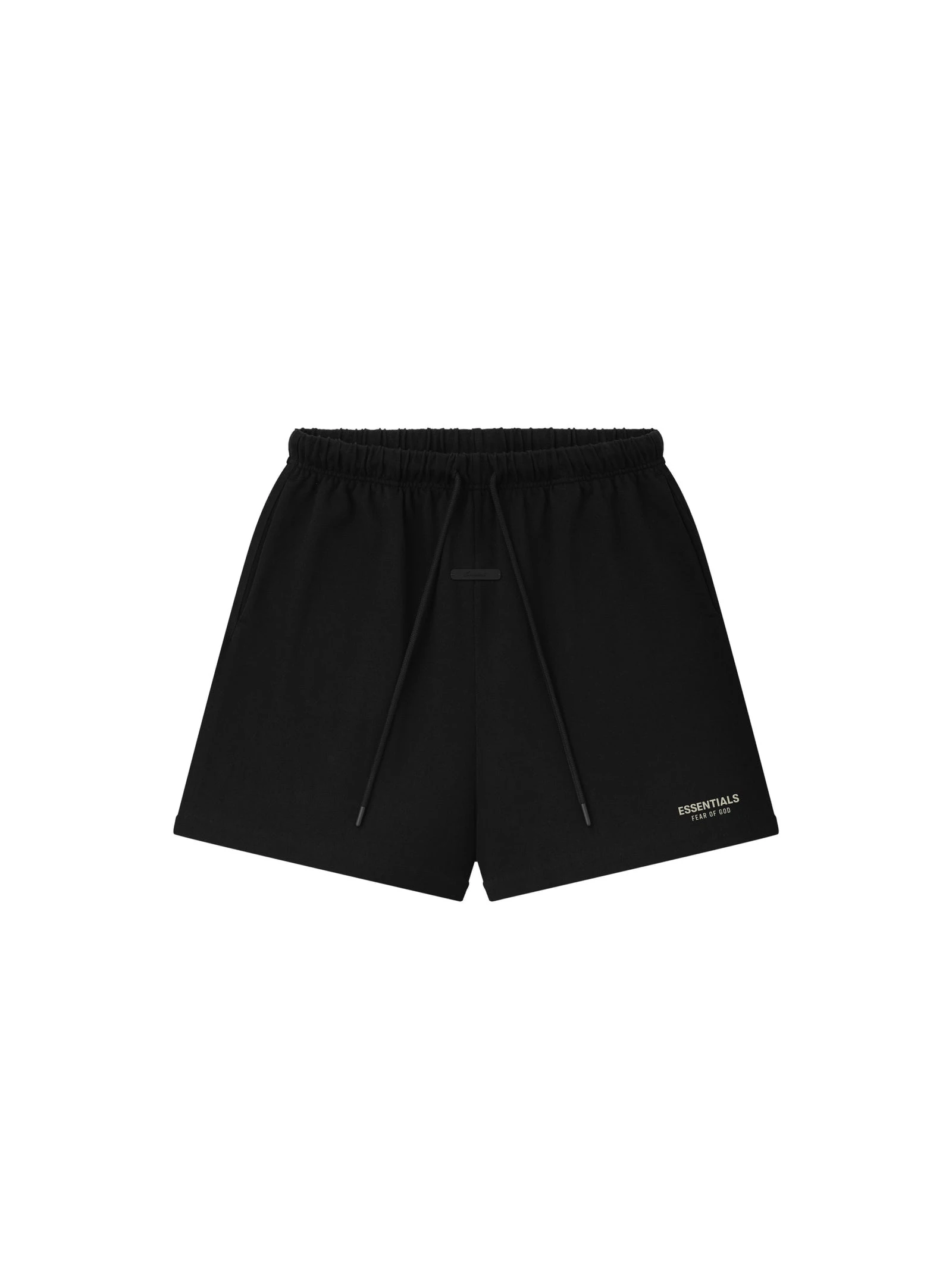 Fear of God Essentials Classic Heavy Jersey Short in Black Fear of God Essentials Classic Heavy Jersey Short in Black | Luxury Shoes