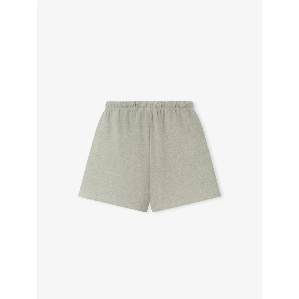 Fear of God Essentials Classic Heavy Jersey Short in Warm Heather | Shorts | Luxury Shoes 