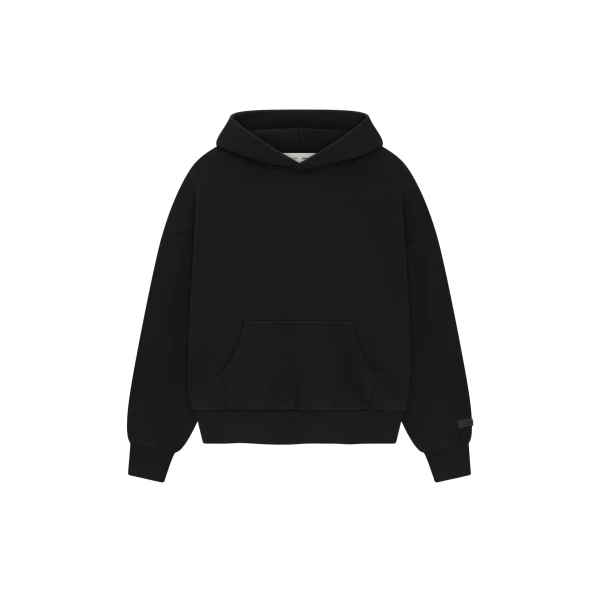 Fear of God Essentials Classic Hoodie in Vintage Black | Luxury Shoes 