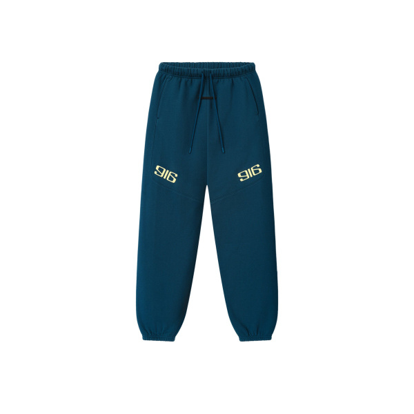 Fear of God Essentials Classic Moto Sweatpant in Night Sea | Luxury Shoes 