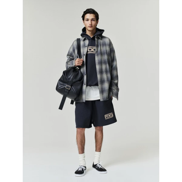 Fear of God Essentials Classic Short in Washed Vintage Black | Shorts | Luxury Shoes 