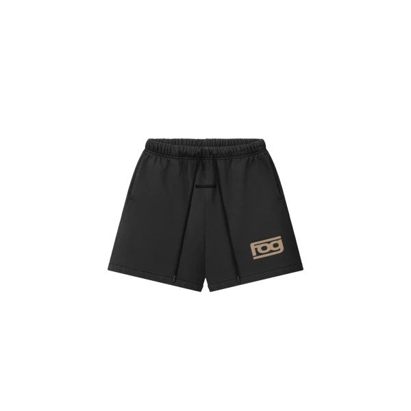 Essentials Classic Short in Washed Vintage Black